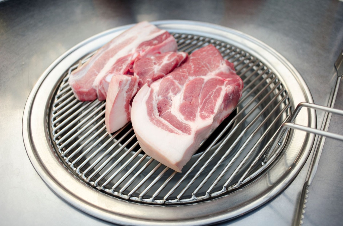 済州黒豚の焼き料理